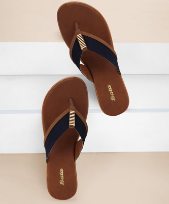 Bata Women Flats(Blue , 4)