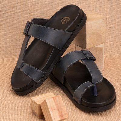 Silverline Men Sandals(Blue , 10)