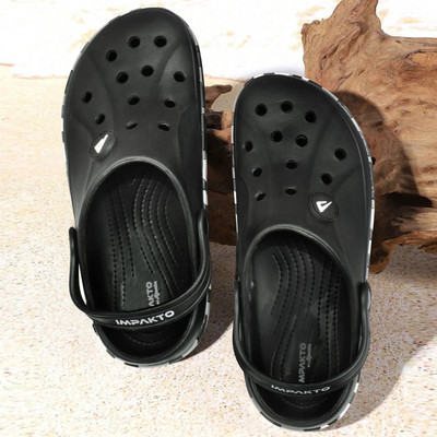 Impakto by Ajanta Men Clogs(Black , 9)
