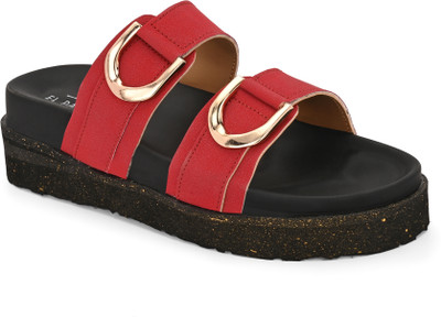 El Paso Women Heels(Red , 8)