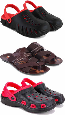 Pennen Men Clogs(Red , 8)