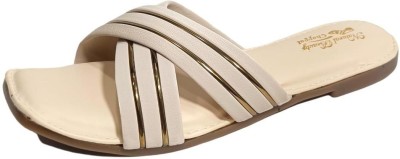 HauxStyle Women Flats(Beige , 7)