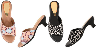 kishu Women Heels(Multicolor , 4)