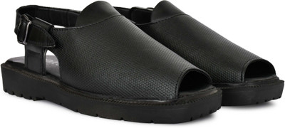 KAUSHAL Men Sandals(Black , 6)