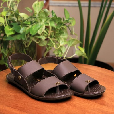 aerowalk Men Sandals(Brown , 8)