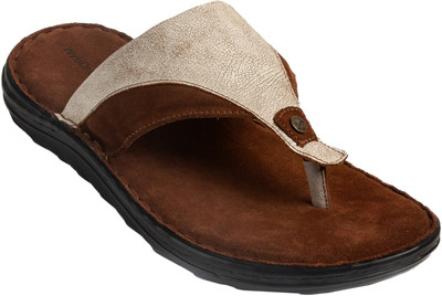 Mardi Gras Men Sandals(White, Brown , 7)