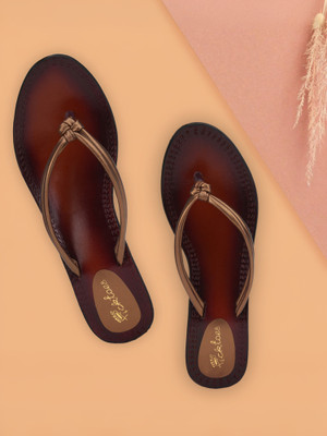 Picktoes PT-543 Lightweight Comfort Summer Trendy Premium Stylish Party disigin Women Flats(Copper , 7)