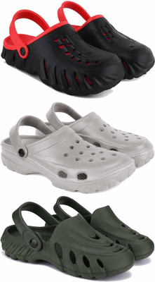 WINGSCRAFT Men Clogs(Olive , 8)