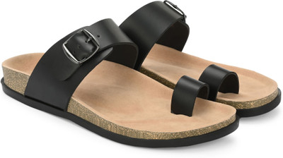 NEOVOGUE Men Sandals(Black , 7)