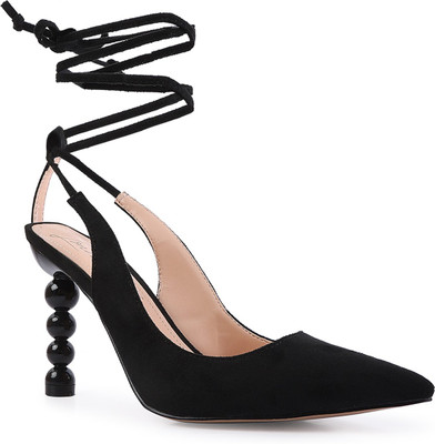 London Rag Women Heels(Black , 5)