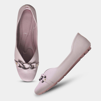 PEEK Women Bellies(Pink , 8)