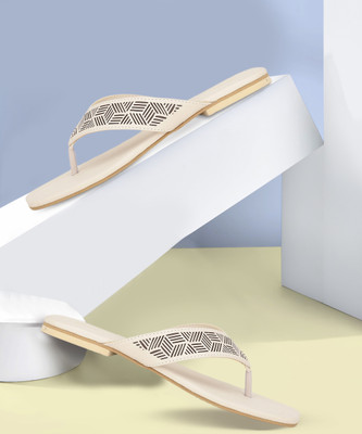 Bata Women Flats(Off White , 7)