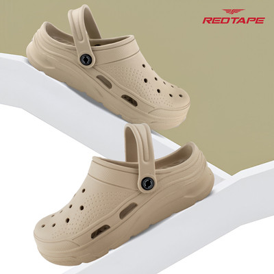 RED TAPE Men Clogs(Beige , 8)