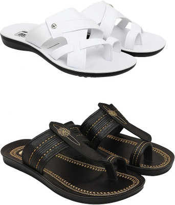 Trendmode Men Casual(White, Black , 9)