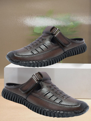 Zixer Men Sandals(Brown , 9)