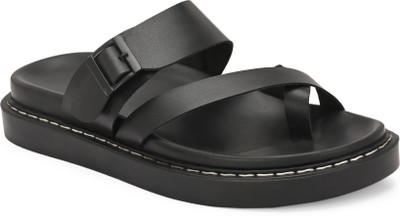 Delize Men Flats(Black , 7)