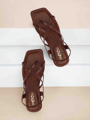 Bambam Women Flats(Brown , 7)