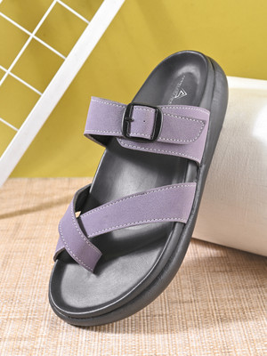 APPELON Men Sandals(Purple , 8)