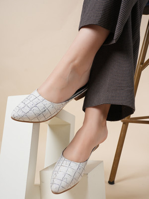 luxyfeel Women Heels(Grey , 9)