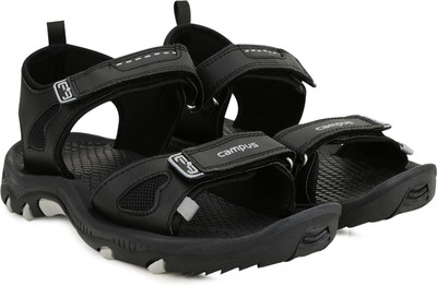 CAMPUS Men Sandals(Black , 9)