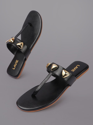 LAVIE Women Flats(Black , 6)