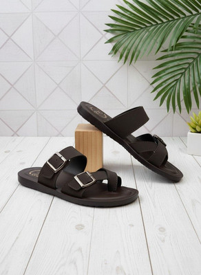GLB Men Sandals(Brown , 6)