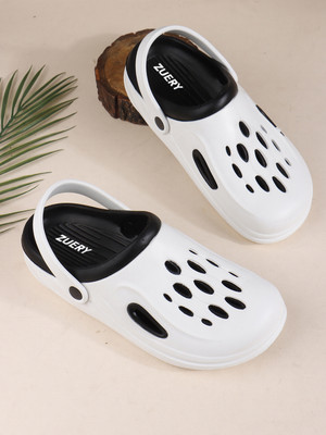 Zuery Men Clogs(White , 9)