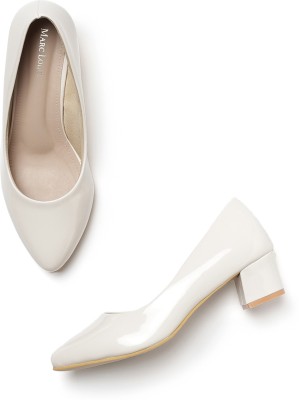 Marc Loire Women Heels(Off White , 3)