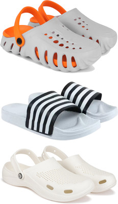 DRACKFOOT Men Clogs(Beige , 6)