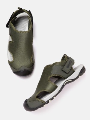 Roadster Men Sports Sandals(Olive , 7)