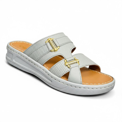 Al-raeeb Men Sandals(Grey , 7)