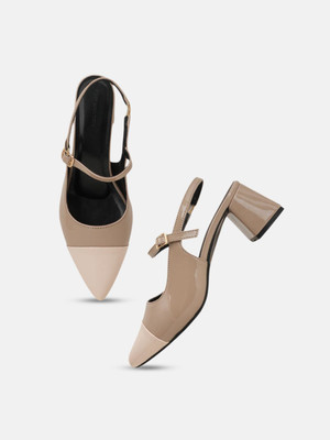 CHEMISTRY Women Heels(Beige , 3)