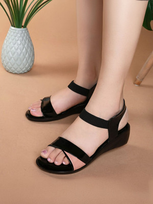 CBA Women Heels(Black , 5)