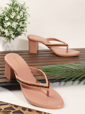 ANOUK Women Heels(Pink , 8)