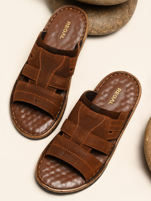 REGAL Men Sandals(Tan , 9)