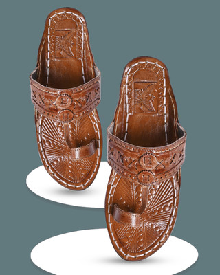 Kolhapuri Men Flats(Brown , 10)
