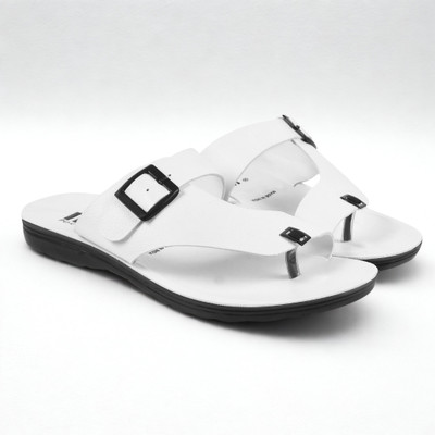 SUPERMET Men Sandals(White , 6)