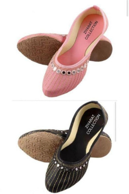 ZIYARAT COLLECTION Women Casual(Pink, Black , 5)