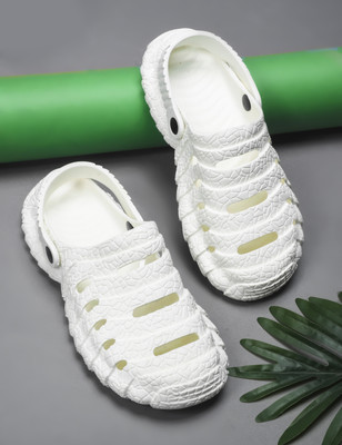 Wave Walker Men Clogs(White , 10)