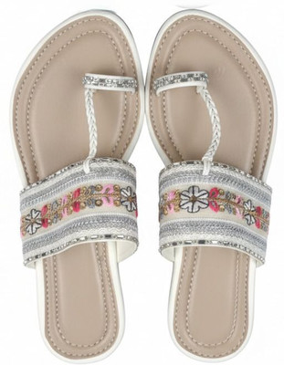 RRC Women Flats(White , 8)