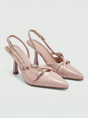 yesmiss Women Heels(Pink , 8)