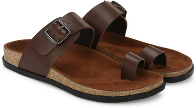 NEOVOGUE Men Sandals(Brown , 6)