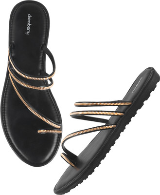 Dressberry Women Flats(Black , 6)