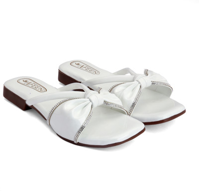 AFEEN Women Casual(White , 9)