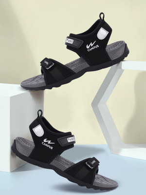 CAMPUS Men Sports Sandals(Black , 8)