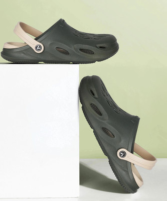 Aqualite Comfort, Anti-Skid Men Clogs(Olive, Beige ,)
