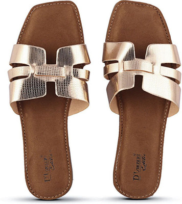 DLORZERI Women Flats(Beige , 6)