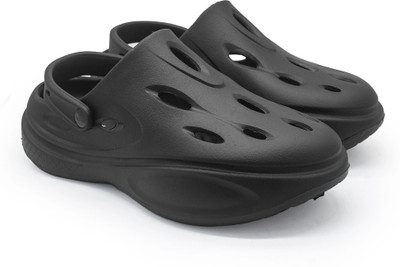 action COOL 1006 Stylish Comfortable Lightweight Casual Slip On Clogs Men Sandals(Black , 7)