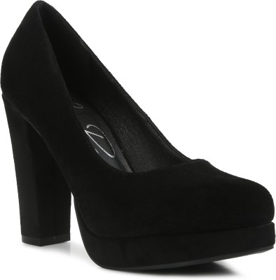 London Rag Women Heels(Black , 7)