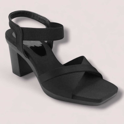 tbh Women Heels(Black , 4)